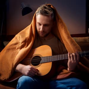 Guitar Music for Sleep Beneath Blue Shadows and Endless Night - Guitar Music Vibes