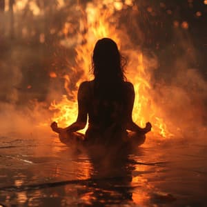 Ambiente De Masaje Binaural Con Fuego Para Una Relajación Profunda - Koshi Chimes Relájate