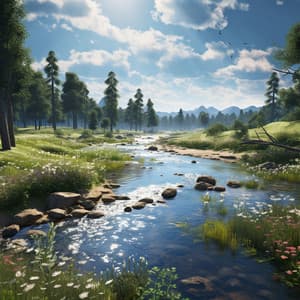 River's Work Ambiance: Inspiring Water Tunes - Focusity