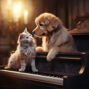 Delightful Pets: Melodic Piano Music - Pet Time Music