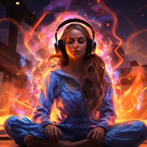 Acoustic Fire Rhythms: Spa Sonic Blaze - Hz Frequency Zone