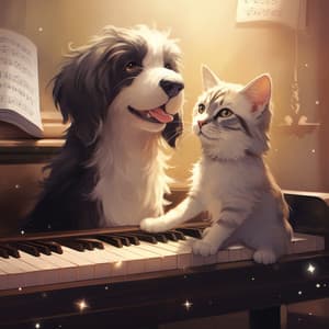Piano Music: Pets Comforting Harmonies - Raining for Calm Pets