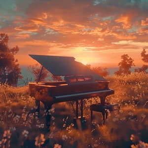 Música De Piano: Melodías Crepusculares - Cubiertas para pianos