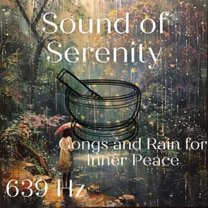 639 Hz Sound of Serenity: Gongs and Rain for Inner Peace - Nebula of Dreams