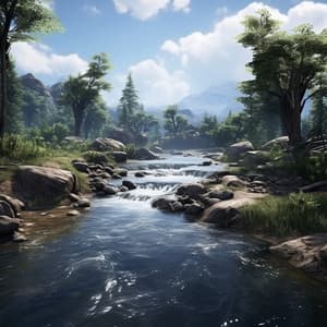 Gentle River: Soothing Currents for Relaxation - Relaxing Music Academy