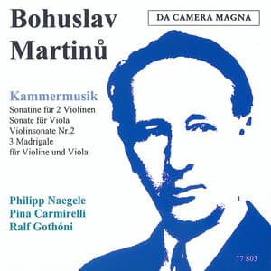Bohuslav Martinu: Chamber Music - Bohuslav Martinů