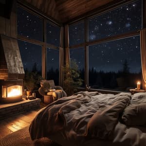 Nocturnal Fireside Serenity: Sleepy Piano Soundscapes - One Audience Piano