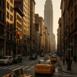 Misty New York Streets & Evening Bar Mood - Glenn Milton