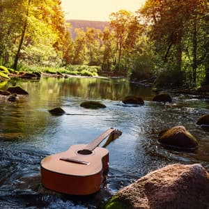 Ripple Tunes: Guitar Music over Water Sounds - 70s Music Guitar Duo