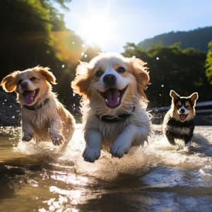 Stream Caress: Pets Gentle Harmonies - Matter and Energy