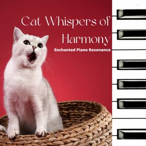 Cat Whispers of Harmony: Enchanted Piano Resonance - Reversible