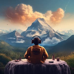 Ambient Blissful Echoes Relaxation: Peaceful Magic Melody - E_90