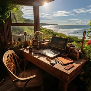 Armonía De Las Ondas Del Océano: Ritmos De Trabajo - Oasis de calma para aliviar el estrés