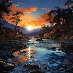 Oasis De Calma: Relajación En El Sereno Refugio Del Río - Artistas de sonidos de la naturaleza