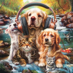 Stream's Pet Harmony: Soothing Water Music - Animal Melody Wizard