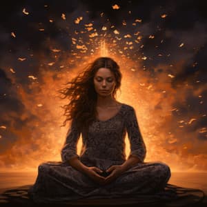 Noches Acústicas En Llamas: Música Relajante Y Luz De Fuego - Sonidos de la naturaleza con música