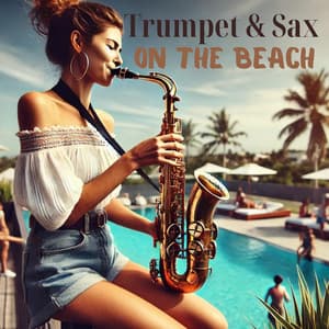 Trumpet & Sax on the Beach: Amapiano Summer Bliss - Tropical Chill Music Land