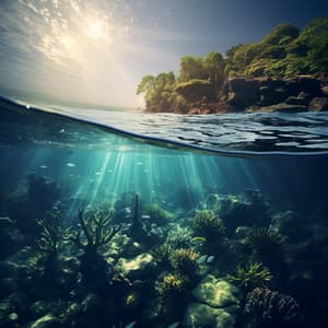 Meditation by the Ocean: Serene Wave Harmony - faint echoes