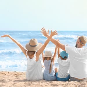 Oceanic Tranquility: Binaural Relaxation Serene Embrace - Exotic Wave Sounds