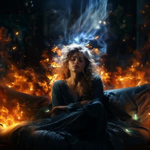 El Ambiente De Fuego De La Naturaleza: Relajantes Llamas Salvajes - Algo de Música