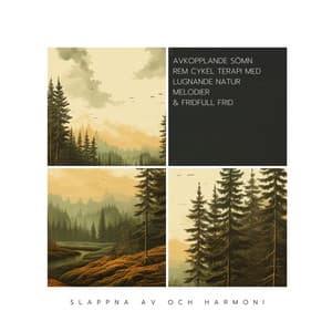 Avkopplande Sömn: REM Cykel Terapi med Lugnande Natur Melodier & Fridfull Frid - Slappna av och Harmoni