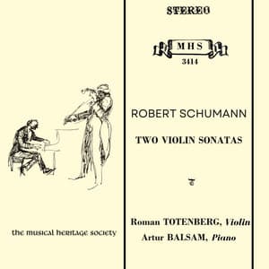 Schumann: Two Violin Sonatas - Robert Schumann
