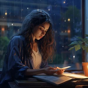 Nocturnal Rain Serenades: Cozy Study Nights - Rain Sounds Lab