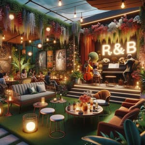 R&B Jazz Garden Cafe - Cafe Chill Jazz Background