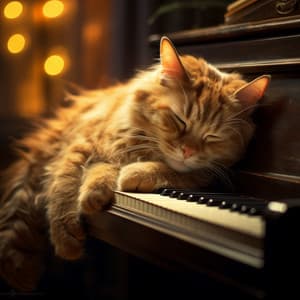 Elegancia Felina: Melodía Graciosa De Piano - Musica De Piano Relajante Para El Alma