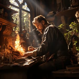 Himno De Brasas Para El Trabajo: Música En La Chimenea - Luces desde la distancia