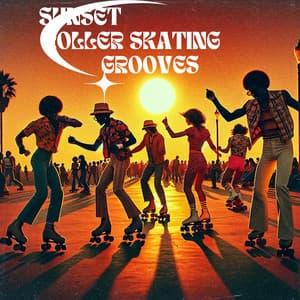 Sunset Roller Skating Grooves: Positive Funk Escapade - Amazing Jazz Music Collection