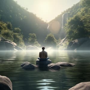 River Calm: Binaural Meditative Echoes - 528Hz Whole Body Regeneration