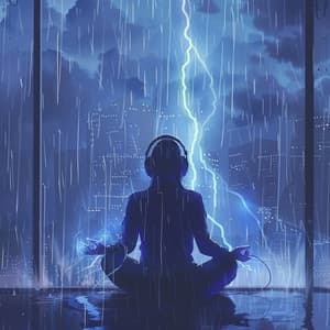 Meditative Thunder: Sounds for Inner Peace - Deep Sleep Meditation Music
