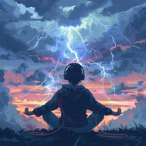 Meditation Amidst Thunder: Sonic Serenity - Meditation Music For Relaxation