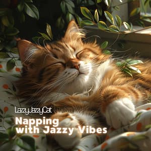 Napping with Jazzy Vibes - Lazzy Jazzy Cat