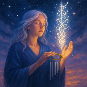 Canalisation du Langage de Lumière avec Carillons Célestes - Zen Méditation Ambiance