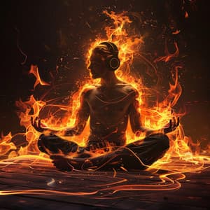 Fire Relaxation Melody: Soothing Flames - Deep Sleep Sessions