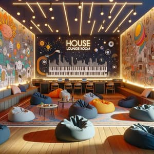 House Lounge Room: Deep Electronic Mood - Hip Hop Trap Instrumental Beats