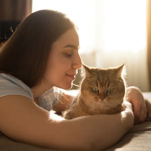 Binaural Serenade of Paws: Nurturing Nature's Fire Melodies for Beloved Cats - Somnography