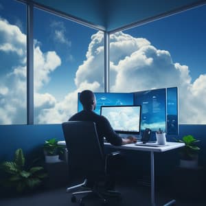 Días Productivos Junto Al Océano: Sinfonía Laboral Oceánica - Sonidos de la naturaleza con música