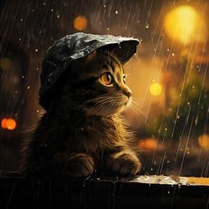 Relajación Lluviosa Felina: Ecos Suaves De La Lluvia - Asociación del Chakra del Corazón