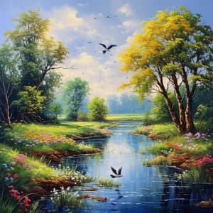 Flowing Waters: Serene Stream Sounds - Water FX