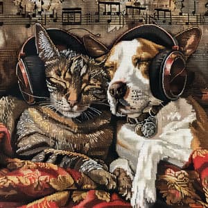 Vornehmes Haustierparadies - Musik für Katzen TA