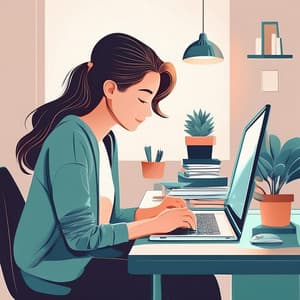 Melodías Enfocadas: Música Para Concentración Y Estudio - Tonos de estudio Binaural