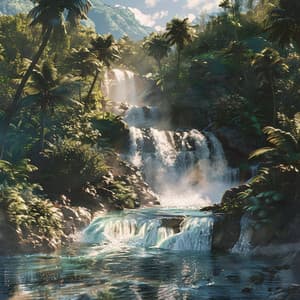 Gentle Waterfall Noises: Soothing Sounds for Sleep - Sleepy Skies