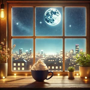 Late Night Latte: Midnight Musings - Jazzy Coffee Shop