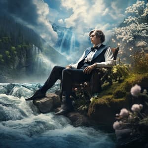 Aqua Serenade: River's Calming Melodies for Relaxation - Nature Waterfalls