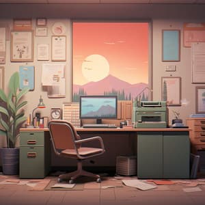 Trabajo Productivo Junto Al Mar: Armonía Profesional Del Océano - Lista de reproducción suave y relajada