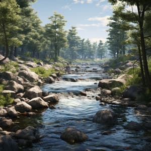 Immerse in Nature's Focus with Streams Sounds - 1 Hour Meditation