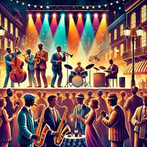 Festa Noturna de Swing Jazz - Coleção Feliz do Jazz